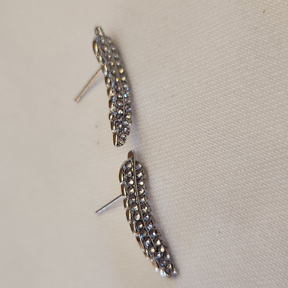 Angel feather earrings